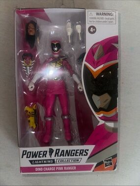 Hasbro Power Rangers Dino Charge Pink Ranger Figure - Pink